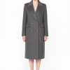Asterra Longline Coat0 Women's Asterra Longline Coat with peak lapels and long tailored fit.
