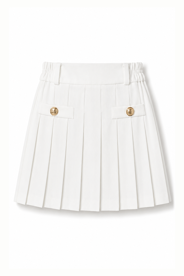 Calivienne Pleated Mini Skirt 3