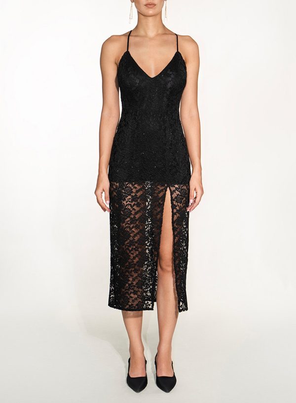 Lace Slip Dress - 001523