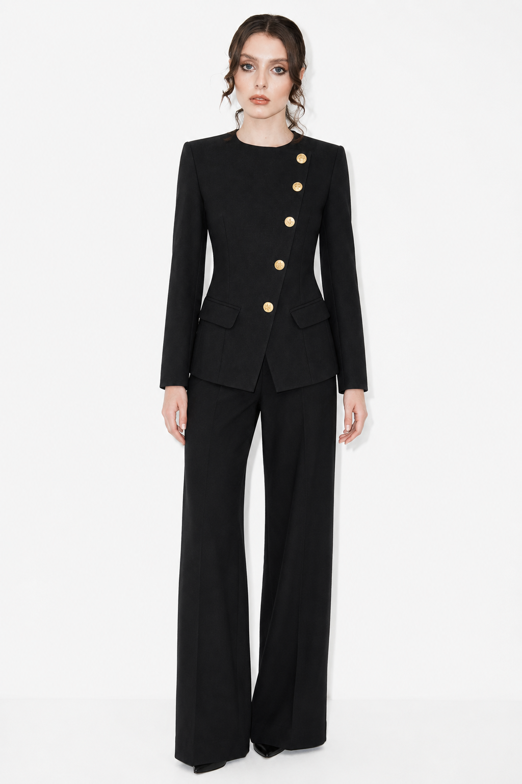 Celestière Asymmetric Tailored Blazer 1