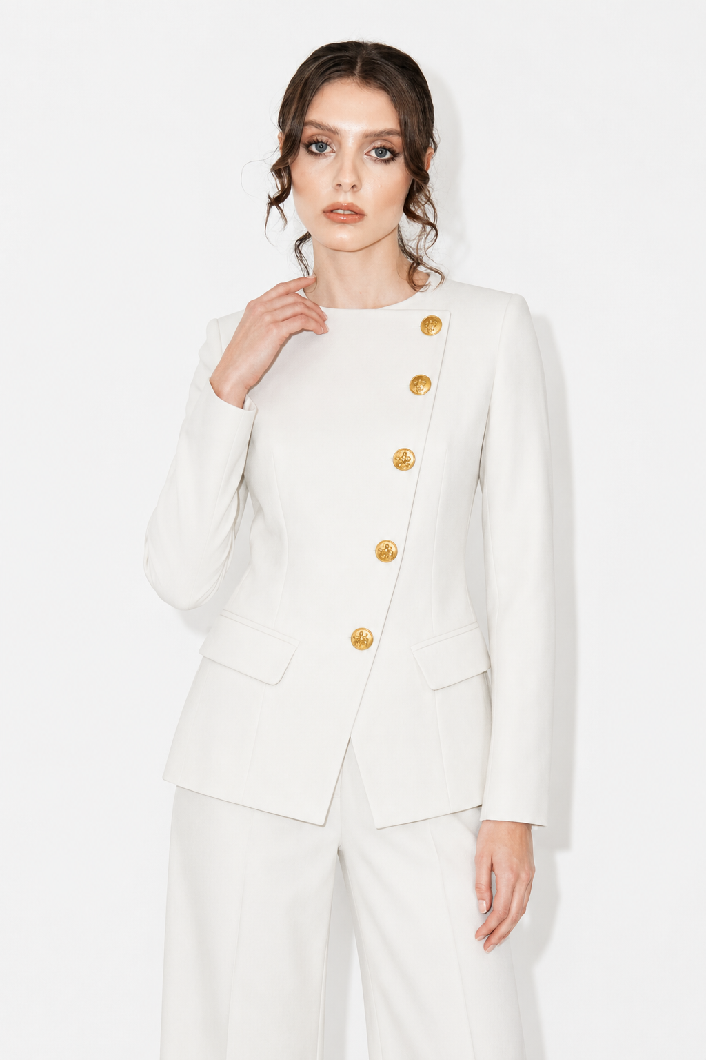 Celestière Asymmetric Tailored Blazer 2