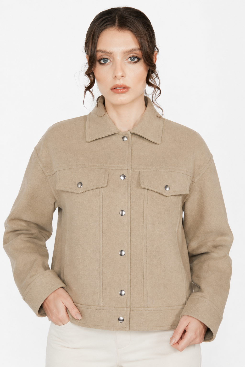 Mirevane Wool Overshirt Jacket 1