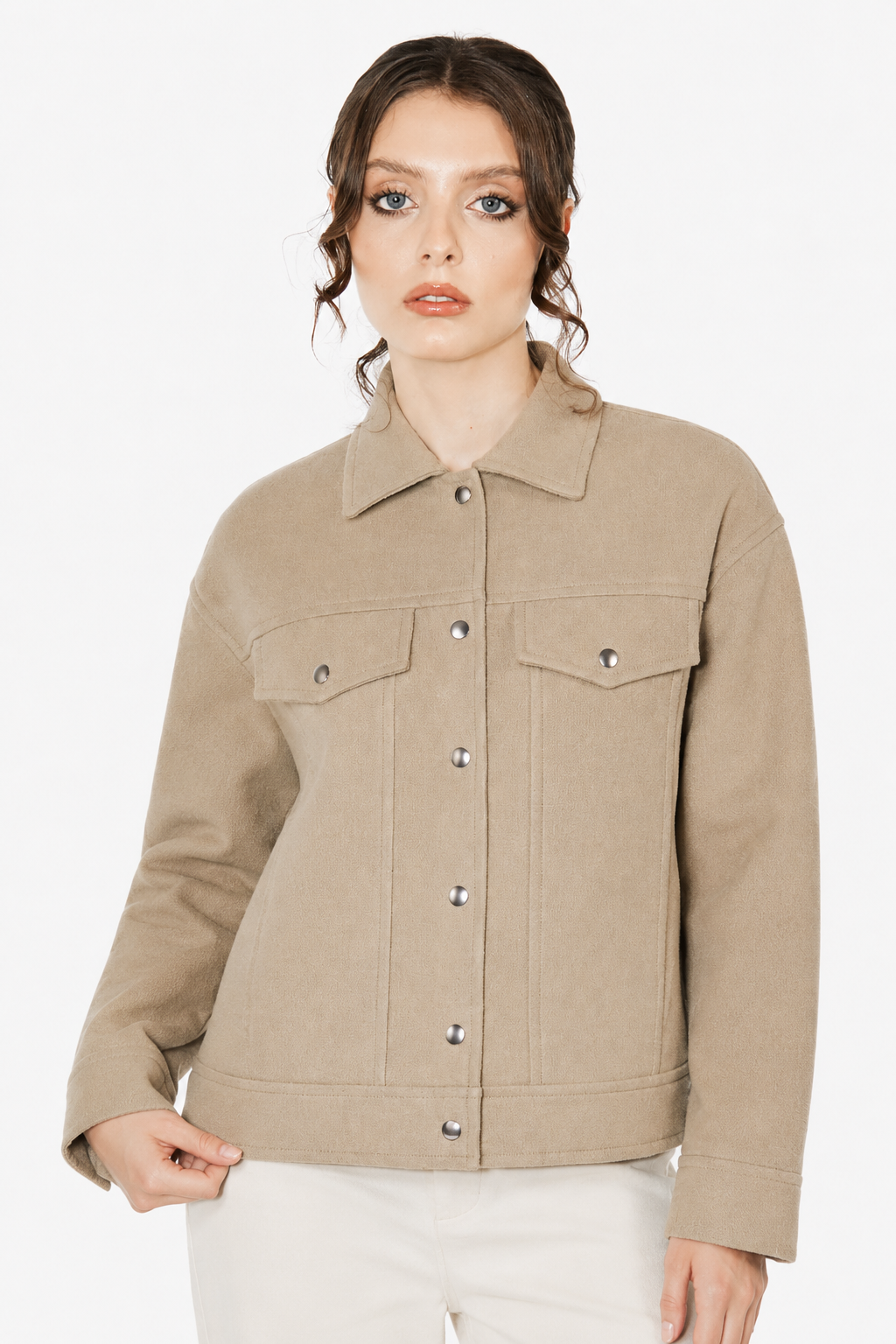 Mirevane Wool Overshirt Jacket 2