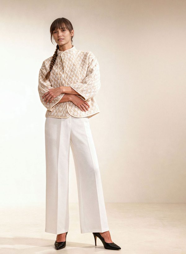 Structured Jacquard Jacket - 001583