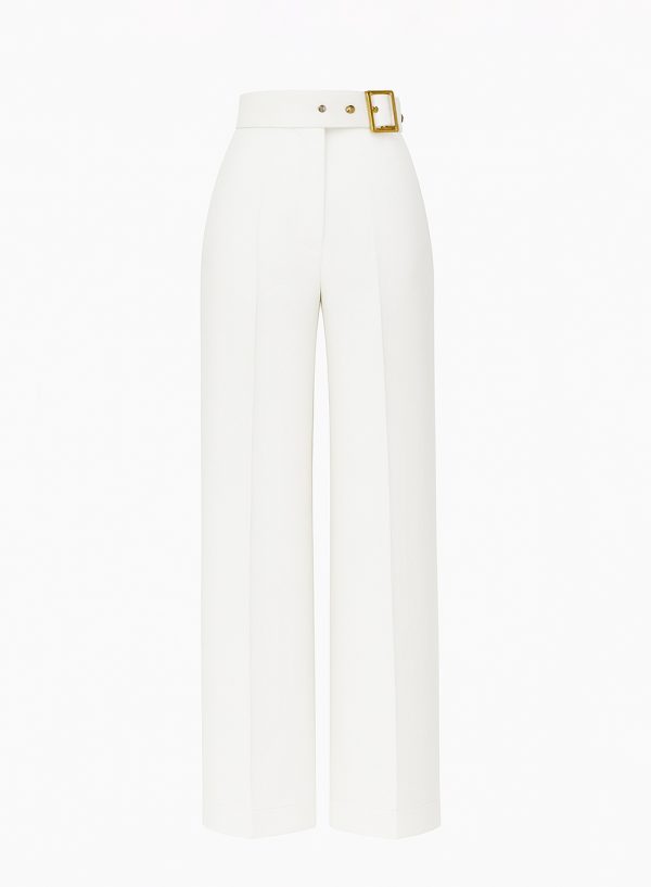 women’s tailored wide-leg trousers