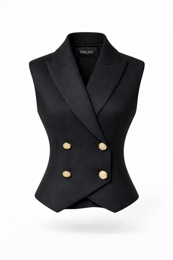 sleeveless vest blazer-001665