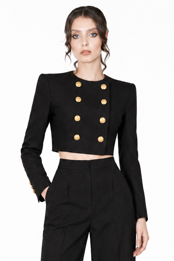 Lumiere Imperial Crop Jacket the perfect suit for every chic woman.