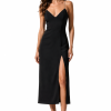 Amara Slip Dress is a luxury satin evening dress featuring a sleek slip silhouette, elegant minimalist design and timeless sophistication for formal occasions and special events.