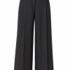 Tailored Wide-Leg Trousers in charcoal grey with a high-waisted silhouette