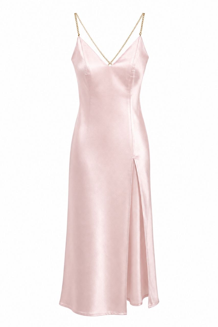 Eirlys Satin Evening Dress 2