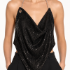 Elara Sequin Drape Top, a good choice for a luxury evening party.
