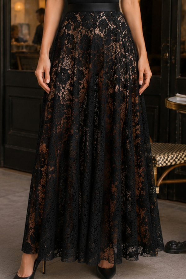 Elysian Lace Skirt - 001643