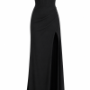Noéline Corset Evening Gown 2 Premium Deljio Noéline Corset Evening Gown with sculpted bodice and draped silhouette