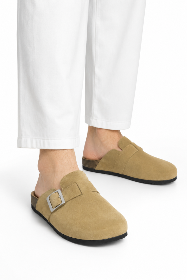 Edrik Suede Clog Sandals