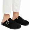 Lucian Suede Clog Sandals black