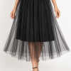 Luxury Tulle Skirt with premium fabric designed by Deljio