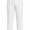 SAEMI SIGNATURE Single Pleated Linen Trousers