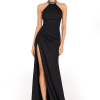 Sorevane Crystal Halter Evening Dress Sorevane Crystal Halter Evening Dress with crystal embellished halter neckline