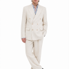 The Regent Double-Breasted Blazer styled with matching tailored trousers