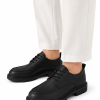 valen Black Chunky Derby Shoes 2